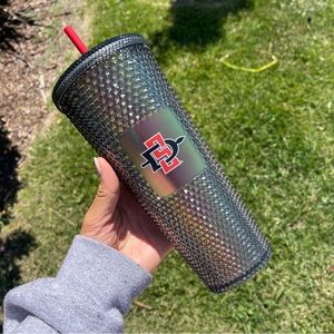 SDSU Starbucks Studded Tumbler